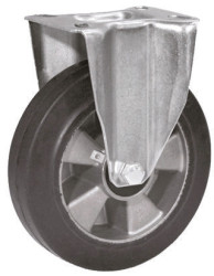 Koło samonastawne średnica kabla 125mm Płyta LAG 200kg wysokość całkowita 160mm