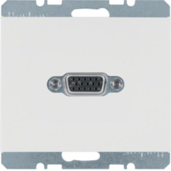 K.1 Gniazdo VGA śnieżnobiałe połysk 3315407009