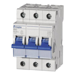 Doepke 09914113 DLS6H 3-Pole MCB 16A 6kA Short-Circuit Protection