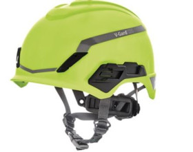 Kask ochronny, Czarny, zielony, HPPE, Krótki, V-Gard H1