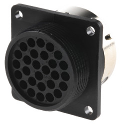 Złącze wielostykowe przemysłowe 28-pinowe Montaż na kołnierzu Wtyczka Souriau Sunbank by Eaton