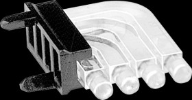 12.961.004 Light guide 4-way 2.8 mm, spherical ø 2 mm