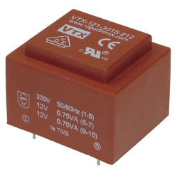 Vigortronix VTX-121-4206-224 Encapsulated PCB Transformer 230V 6VA 0-24V