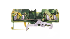 Złączka Szynowa 4-Przewodowa 2,5Mm2 Żółto-Zielona 280-837