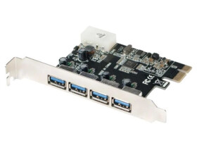 Karta komputerowa: PCIe, RJ45 gniazdo x4, USB 3.0 PC0057A