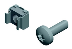 Zestaw do montażu stalowej obudowy WM na cokole. NSYAPFWM