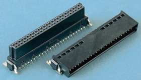 Gniazdo PCB 12 -pinowe 2 -rzędowe raster: 1.27mm typu płytka – płytka Proste SMD