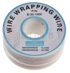 Przewód typu kynar AWG 0.24mm biały 200m