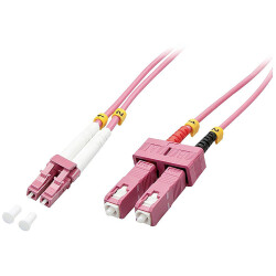 LINDY 46361 Fibreglass FO Cable 2.00 m Multimode OM4
