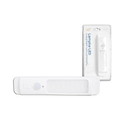 Lampka LED 4W ścienna z czujn. ruchu/zmierzchu 3000K uchw.magn Lampa