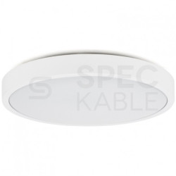 Plafon okrągły natynkowy LED 18W 1800lm 3000K IP44 biały barwa WW biała ciepła V-TAC VT-8618W-RD