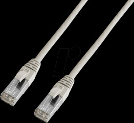 1822-I-1,0M-UF Cat.6a ultra-flex industrial patch cable - 1 m - grey