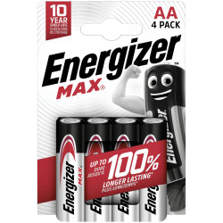 Energizer E303323700 Max AA Battery Alkali-Manganese 1.5V 4 pc(s)
