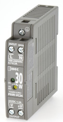Zasilacz szyny DIN U wy 24V dc I wy 1.3A U we 85 → 264 V ac / 100 → 370V dc Idec 30W impulsowy