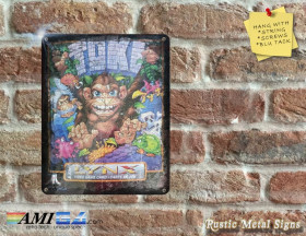 TOKI Box Artwork from the Original Atari Lynx Game - Metal Sign