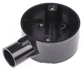 Łącznik do kanałów kablowych Schneider Electric 20mm Puszka końcówek zaciskowych uPVC Czarny, przezroczysty