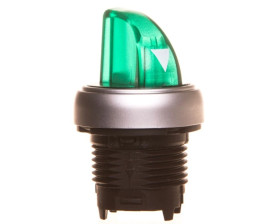 Napęd przełącznika 2 położeniowy zielony z podświetleniem z samopowrotem LPCSL1213