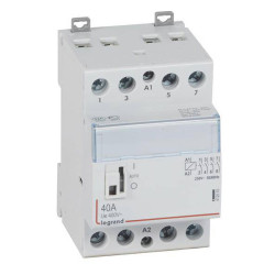 Legrand 412553 CX3 Installation Contactor 4-Pole Manual Switch 230V 40A