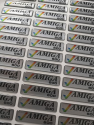 Amiga Dome Label (One Piece) Amiga 600 White