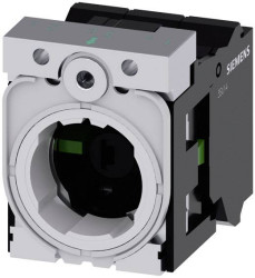 Siemens 3SU1551-1AB60-3NA0 3SU15511AB603NA0 Uchwyt 3 x, zawiera element LED (S x W) 30 mm x 40 mm 1 szt.