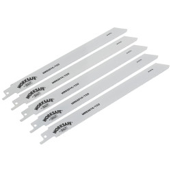 Worksafe WRS3014/150 Reciprocating Saw Blade Metal 150mm 18tpi - Pack of 5