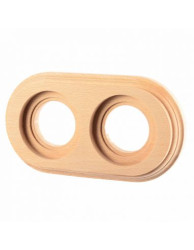 DREWNIANA RAMKA DWUKROTNA NATYNK NATURAL 2WOODFNT02N