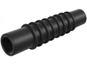 BNC tulejka, czarny dla kabla RG58/RG59