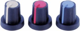 PB Fastener 3030407 Pokrętło ze wskaźnikiem czarny, czerwony (Ø x W) 16 mm x 16 mm 1 szt.