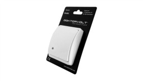 Łącznik Krzyżowy Pojedynczy Natynkowy Ip44 Biały 154-01 Dv 5744