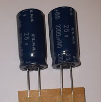 Kondensator elektrolityczny 2200uF 25V 12,5x25 mm 85' ELNA cena netto