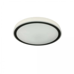 Plafon VEGAS średni czarny 4000K barwa neutralna LP-550/1C M 4BK Light Prestige