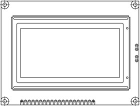 LCD-128H064A 128 x 64 Graphic LCD