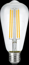 LX023860409 LED bulb E27, 4.5 W, 320 lm, 2200 K, filament, dimmable