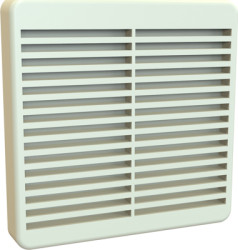 Fan grille, (L x W x H) 105 x 105 x 16 mm, XPFA80CG