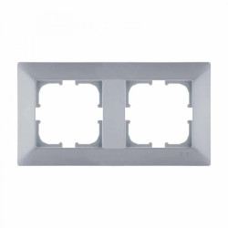 Ramka podwójna Srebrny ODAK O102/10E EXEN