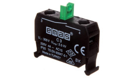 Element Łączeniowy 1No Do Przycisków B W Kasetach, T0-C3bk