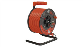 Przedłużacz Bębnowy 4-Gniazda Z/U 25M H05vv-F 3G1,5 Ip20 P194253