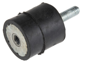 Podstawka antywibracyjna M6 średnica 25mm wysokość całkowita 25mm Cylinder męski-żeński