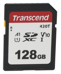 Karta SD SD, 128 GB Nie 3D, Transcend SDC -25 → +85°C