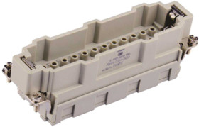 Pin contact insert, H-B 48, 24 pole, unequipped, crimp connection, T2040484101-000