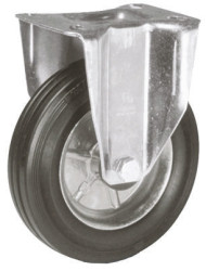 Koło samonastawne średnica kabla 160mm Płyta LAG 180kg wysokość całkowita 196mm