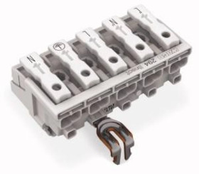 Złączka zasilająca 5-biegunowa ze stykiem PE Linect 294-8215 /250szt./