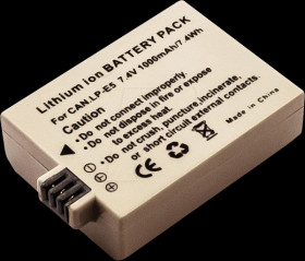 40380 Battery, digital camera, compatible, 1000 mAh