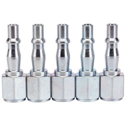 Draper 81297 1/4&quot; BSP Female Coupling Screw Adaptors (Pack of 5)