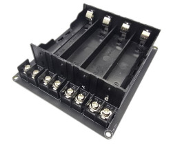 KOSZYK NA 4 BATERIE TYPU 18650 BLASZKI