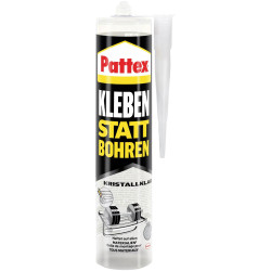 Pattex PKBC2 Kleben statt Bohren Glue Crystal Clear Indoor/Outdoor 290g