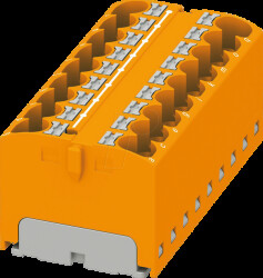 3273852 PTFIX distributor block, 18x4, orange