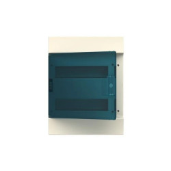 Rozdzielnica modułowa natynkowa Mistral41W 2x12 24M IP41 63A II klasa drzwi transparentne N+PE śrub. 41P12X32A 1SPE007717F0521