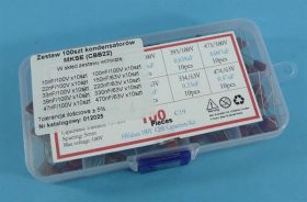 ZESTAW KOND.MKS PION 100szt 10nF-470NF