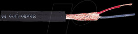 Microphone cable, non-crush, 2 x 0.34 mm², 100 m ring